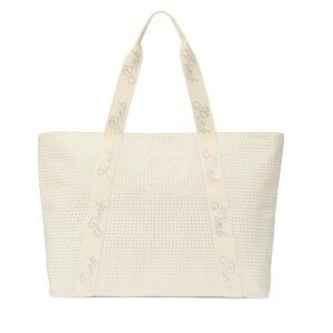 PINK Victoria's Secret Cream Perforated Tote
